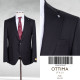Ottima Italy Men's Textured Single-Breasted Suit Jacket-Dark Brown
