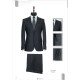 Black Italian Men's Suits-Zecca