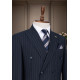 Marco Lorenzo Double Breasted Pin Stripes Slim Fit Men Suit