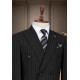 Marco Lorenzo Double Breasted Pin Stripes Slim Fit Men Suit