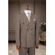 Marco Lorenzo Double Breasted Pin Stripes Slim Fit Men Suit