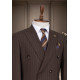 Marco Lorenzo Double Breasted Pin Stripes Slim Fit Men Suit