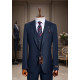 Marco Lorenzo Classic Slim Fit Navy Blue Three‑Piece Men Suit