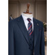 Marco Lorenzo Classic Slim Fit Navy Blue Three‑Piece Men Suit