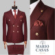 Mario Casas Men Double Breasted Suit
