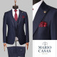 Mario Casas Men 3 Piece Single Breasted Suit