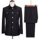 Men Classic Black Safari Suit