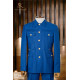 Senzo Rivolli Blue Men Safari Suit