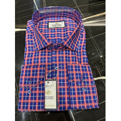 Jose Perez Royal Check Premium Cotton Shirt