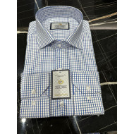 Jose Perez Royal Check Premium Cotton Shirt