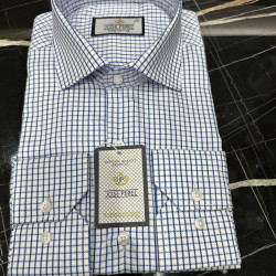 Jose Perez Royal Check Premium Cotton Shirt