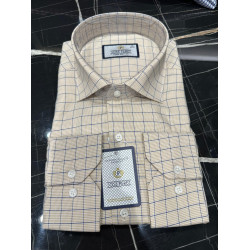 Jose Perez Royal Check Premium Cotton Shirt