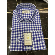 Jose Perez Royal Check Premium Cotton Shirt