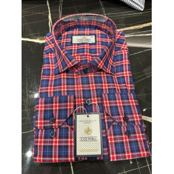 Jose Perez Royal Check Premium Cotton Shirt