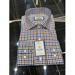 Jose Perez Royal Check Premium Cotton Shirt