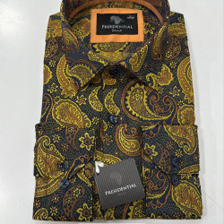 Presidential Men's Patterned Dress Shirt