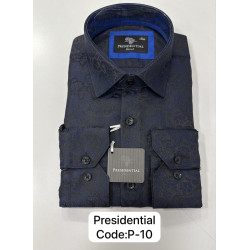 Presidential Men's Patterned Dress Shirt