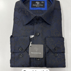 Presidential Men's Patterned Dress Shirt