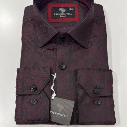 Presidential Men's Patterned Dress Shirt