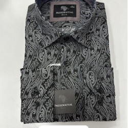 Presidential Men's Patterned Dress Shirt
