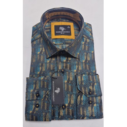 Presidential Men's Patterned Dress Shirt