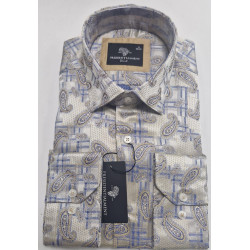 Presidential Men's Patterned Dress Shirt