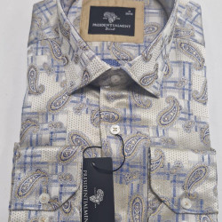Presidential Men's Patterned Dress Shirt