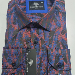 Presidential Men's Patterned Dress Shirt