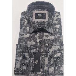 Presidential Men's Patterned Dress Shirt