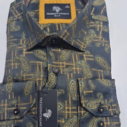 Presidential Men's Patterned Dress Shirt