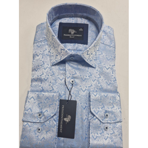 Presidential Men's Patterned Dress Shirt
