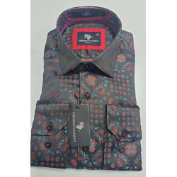 Presidential Men's Patterned Dress Shirt