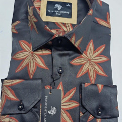 Presidential Men's Patterned Dress Shirt