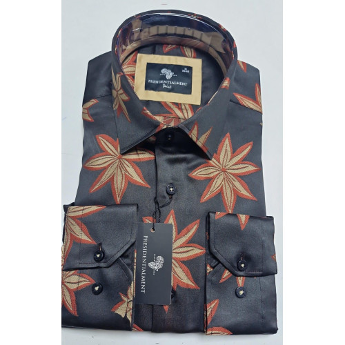 Presidential Men's Patterned Dress Shirt
