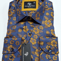 Presidential Men's Patterned Dress Shirt