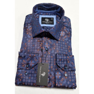 Presidential Men's Patterned Dress Shirt