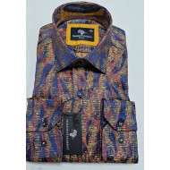 Presidential Men's Patterned Dress Shirt