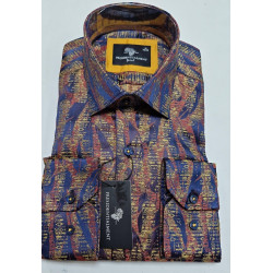 Presidential Men's Patterned Dress Shirt