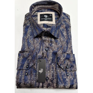 Presidential Men's Patterned Dress Shirt