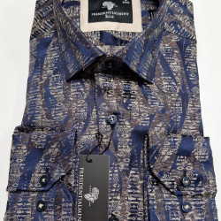 Presidential Men's Patterned Dress Shirt