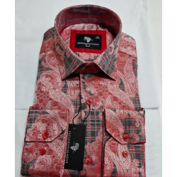 Presidential Men's Patterned Dress Shirt