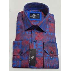 Presidential Men's Patterned Dress Shirt