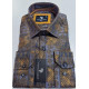 Presidential Men's Patterned Dress Shirt