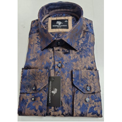 Presidential Men's Patterned Dress Shirt