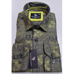 Presidential Men's Patterned Dress Shirt