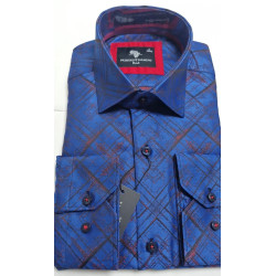 Presidential Men's Patterned Dress Shirt