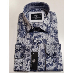 Presidential Men's Patterned Dress Shirt