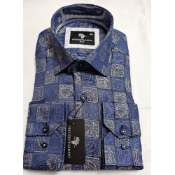 Presidential Men's Patterned Dress Shirt