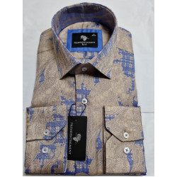 Presidential Men's Patterned Dress Shirt