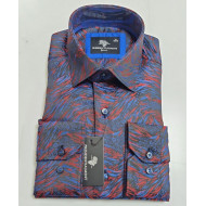 Presidential Men's Patterned Dress Shirt
